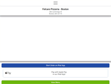 Tablet Screenshot of bostonfelcaropizza.com